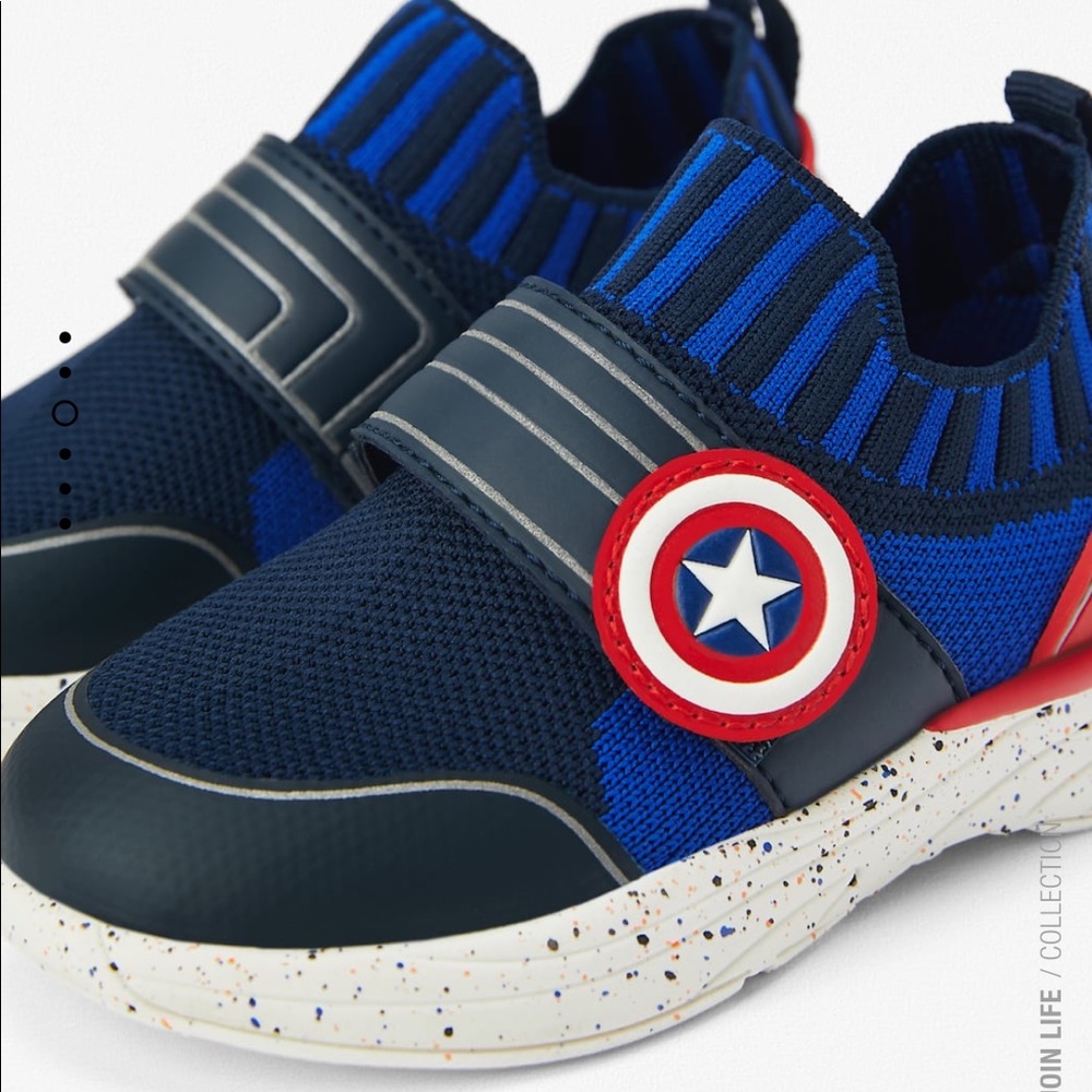 Captain America sock style sneakers